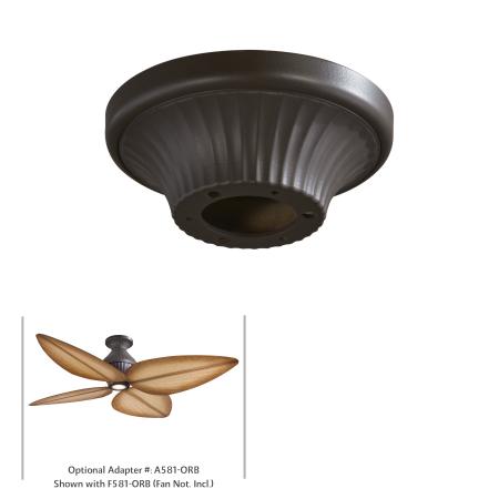 Minka Aire 52" GAUGUIN LED シーリングファンライト 【F581L-ORB】