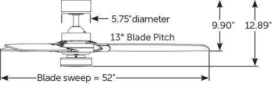 Fanimation Amped シーリングファンライト 【FP7634MW】