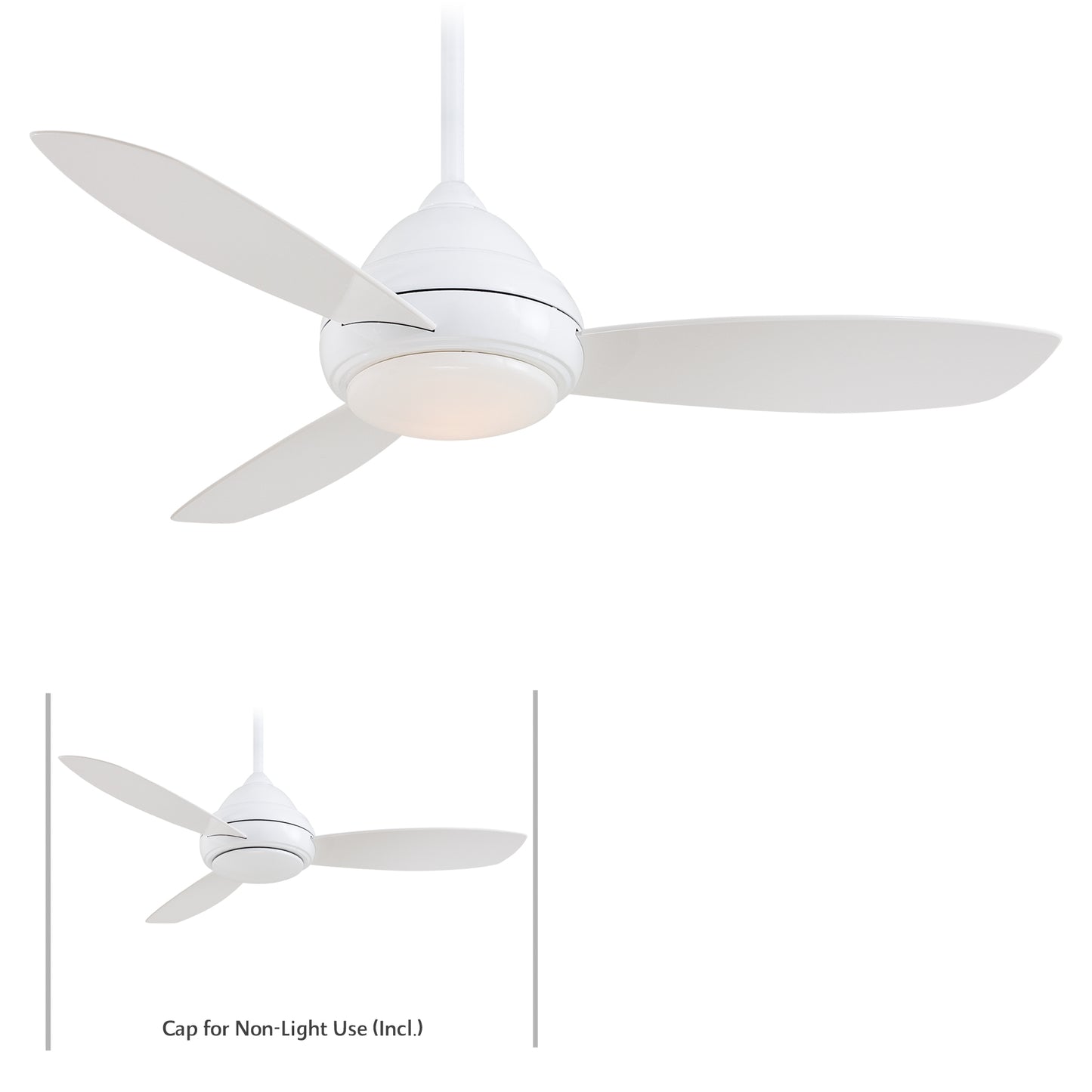 Minka Aire CONCEPT™ I 52" LED シーリングファンライト 【F517L-WH】
