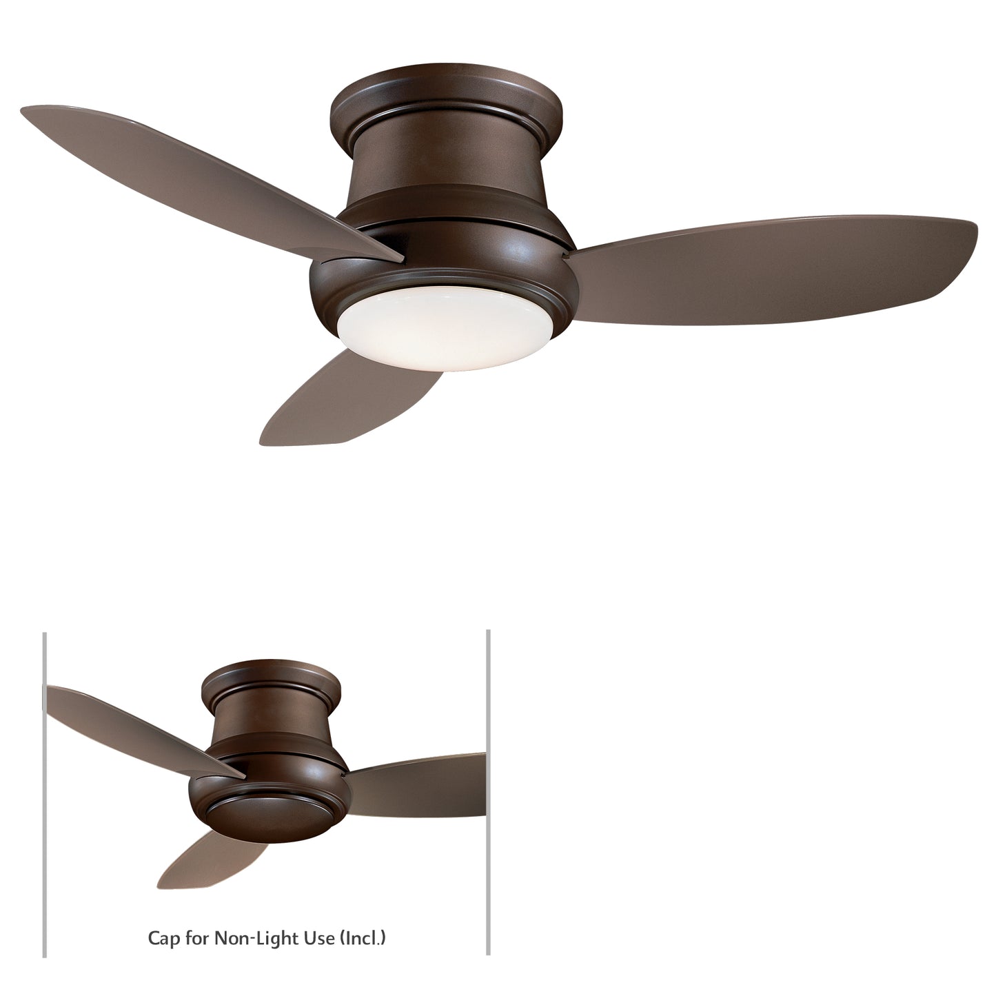 Minka Aire CONCEPT™ II 52" LED シーリングファンライト 【F519L-ORB】