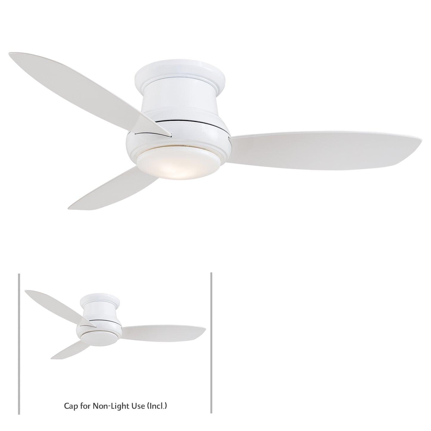 Minka Aire CONCEPT™ II 52" LED シーリングファンライト 【F519L-WH】