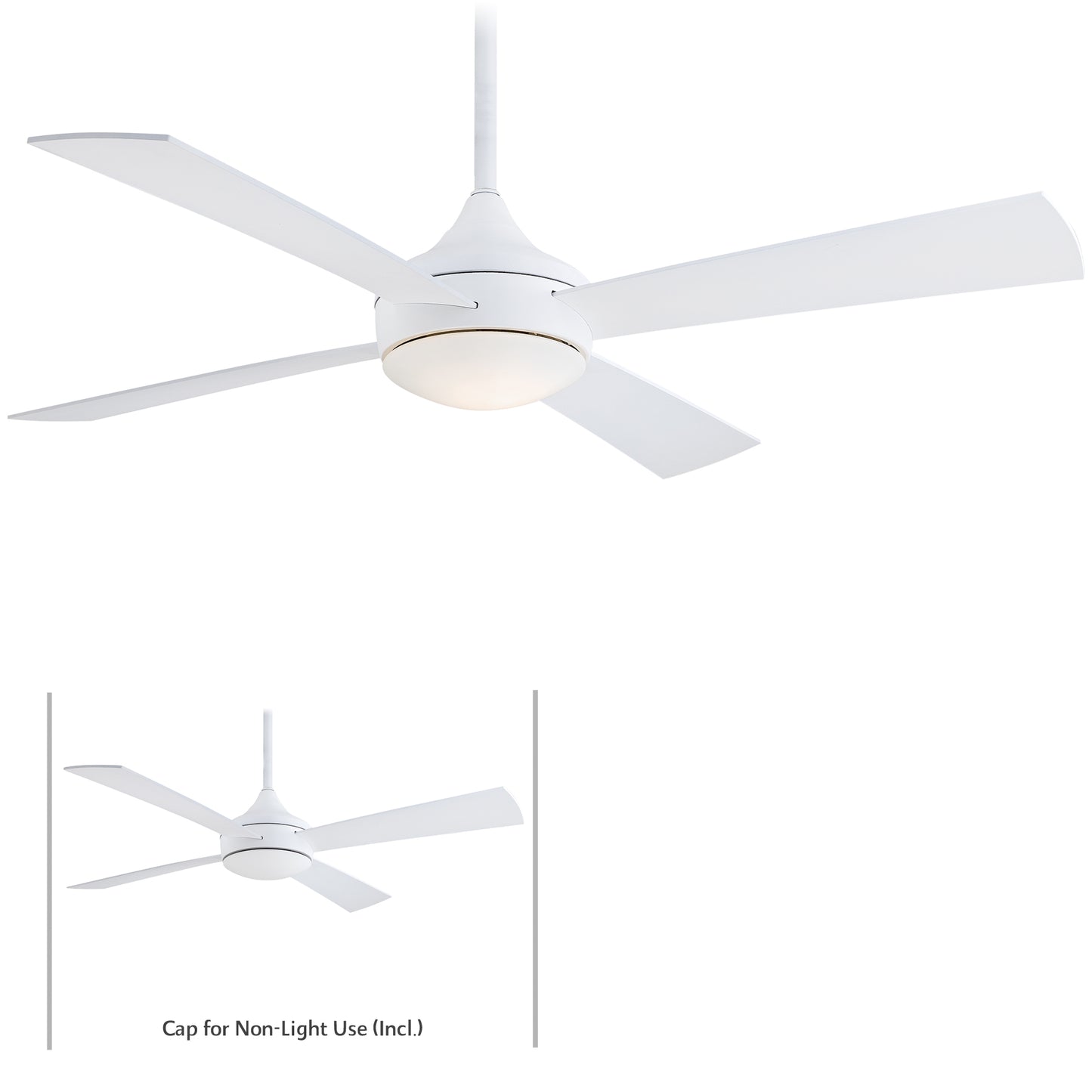 Minka Aire ALUMA WET LED シーリングファンライト 【F523L-WHF】
