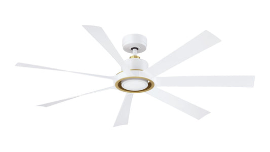 Fanimation Lenzi シーリングファンライト 【FPD7060MWBS】