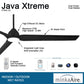 Minka Aire JAVA XTREME 84 シーリングファンライト 【F754L-CL】