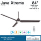 Minka Aire JAVA XTREME 84 シーリングファンライト 【F754L-KA】