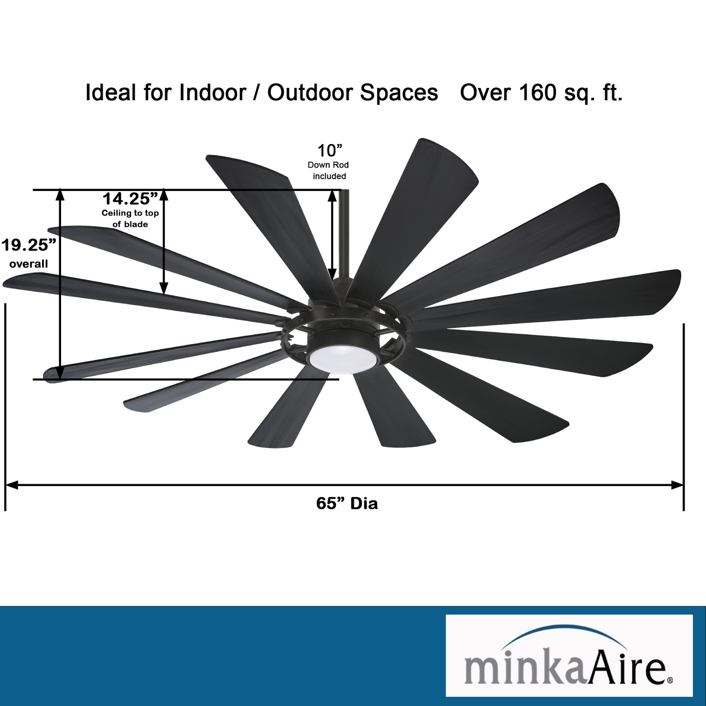 Minka Aire WINDMOLEN シーリングファンライト 【F870L-TCL】