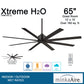 Minka Aire XTREME H2O シーリングファンライト 【F896-65-CL】