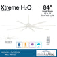 Minka Aire XTREME H2O シーリングファンライト 【F896-84-WHF】