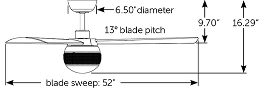 Fanimation Paget シーリングファンライト 【FP6837MW】