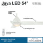 Minka Aire Java LED シーリングファン【F753L-WHF】